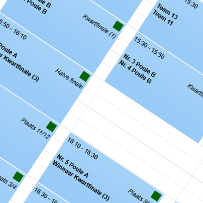 Tournament Schedule for 13 or 17 Teams